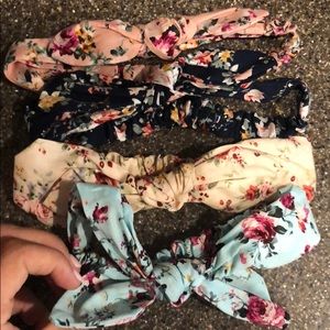 Floral baby headbands